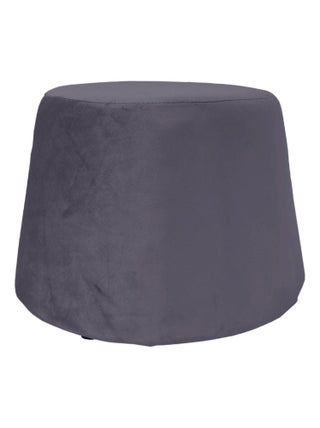 Pouf recouvert de velours