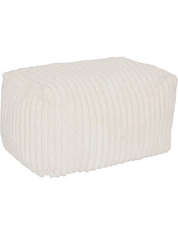 Pouf rectangulaire compressé MUZI