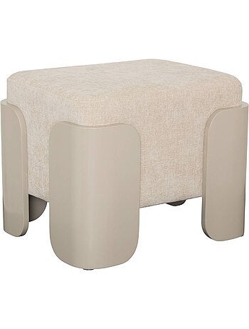 Pouf rectangulaire en pin mizar