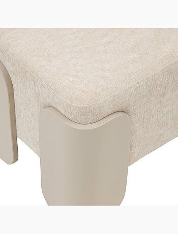 Pouf rectangulaire en pin mizar