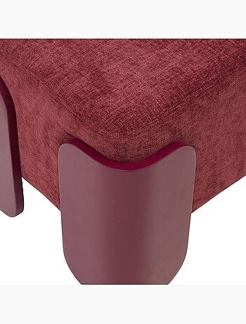Pouf rectangulaire en pin mizar