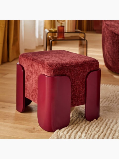 Pouf rectangulaire en pin MIZAR - Kiabi Pouf rectangulaire en pin MIZAR - Kiabi