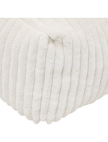 Pouf rectangulaire en velours côtelé MUZI