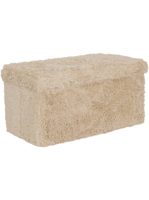 Pouf rectangulaire pliable avec rangement DUVIA - Kiabi