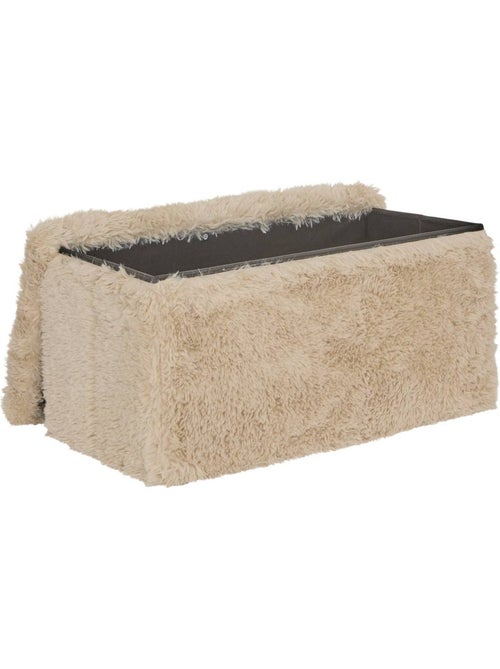 Pouf rectangulaire pliable avec rangement DUVIA - Kiabi