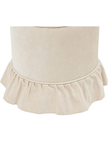 Pouf rond en pin fiora