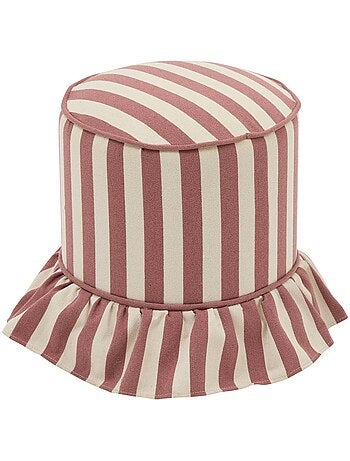 Pouf rond en pin fiora