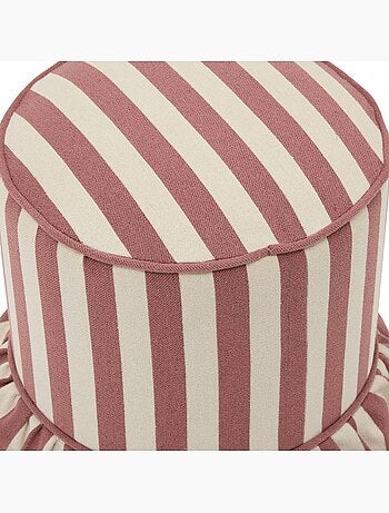 Pouf rond en pin fiora