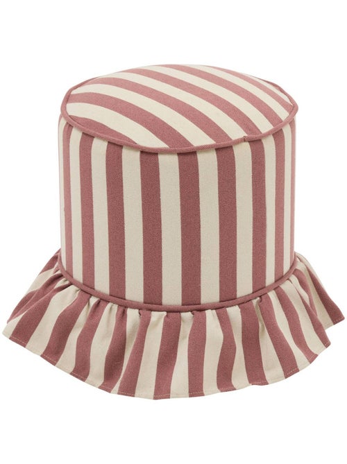 Pouf rond en pin FIORA - Kiabi