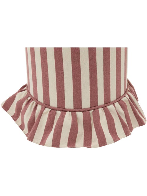 Pouf rond en pin FIORA - Kiabi