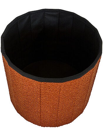 Pouf rond pliable avec rangement FINK