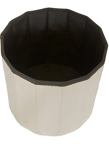 Pouf rond pliable avec rangement FINK