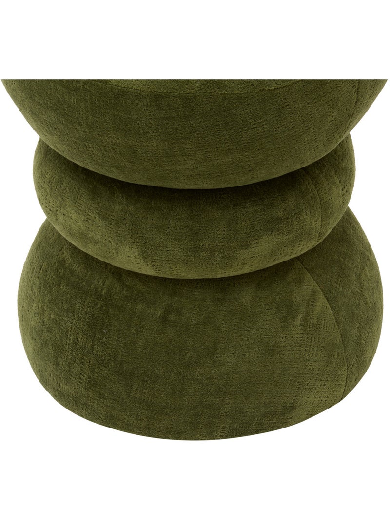 Pouf rond RITEM Kaki - Kiabi