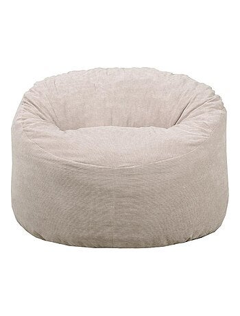 Pouf Velours Côtelé - Doux, Confortable et Élégant - Bananair