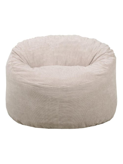 Pouf Velours Côtelé - Doux, Confortable et Élégant - Bananair - Kiabi