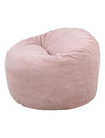 Pouf Velours Côtelé - Doux, Confortable et Élégant - Bananair