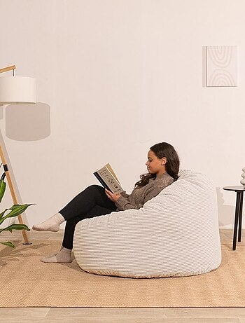 Pouf velours côtelé épais - Bananair