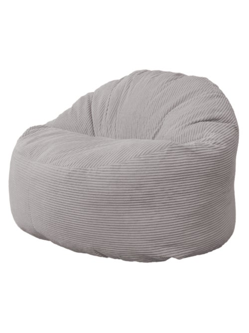 Pouf velours côtelé épais - Bananair - Kiabi