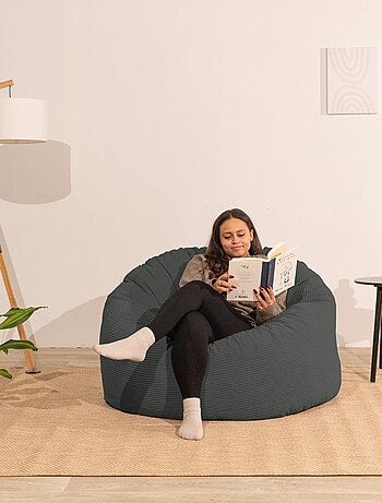 Pouf velours côtelé épais - Bananair