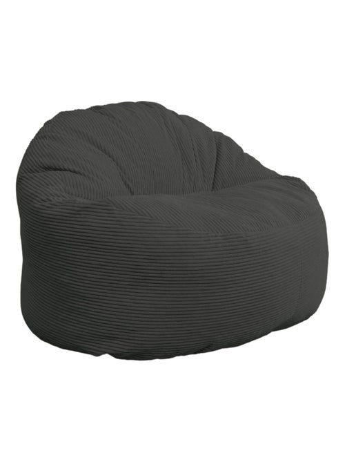Pouf velours côtelé épais - Bananair - Kiabi