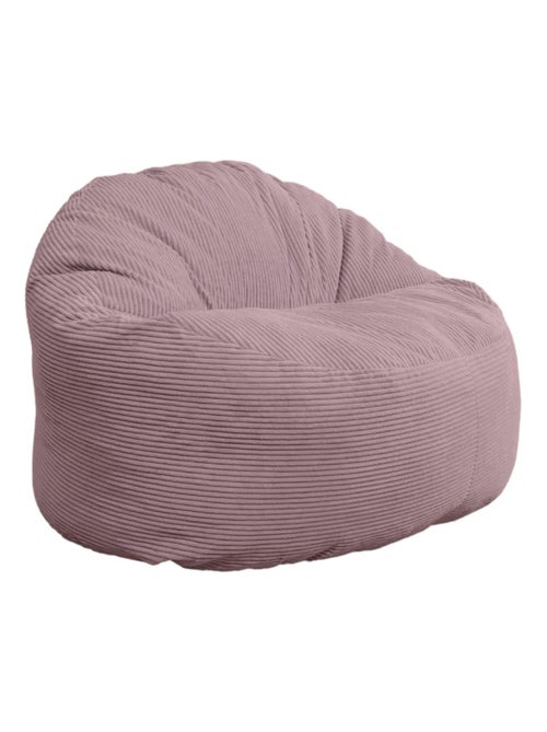 Pouf velours côtelé épais - Bananair - Kiabi