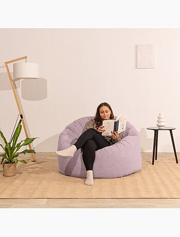 Pouf velours côtelé épais - Bananair