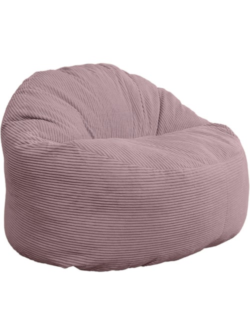 Pouf velours côtelé épais - Bananair - Kiabi