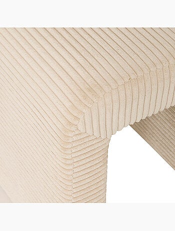 Pouf velours côtelé SEVI
