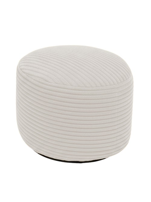 Pouf XXL déhoussable en velours côtelé 110 x 100 cm + repose-pieds - Kiabi Pouf XXL déhoussable en velours côtelé 110 x 100 cm + repose-pieds - Kiabi