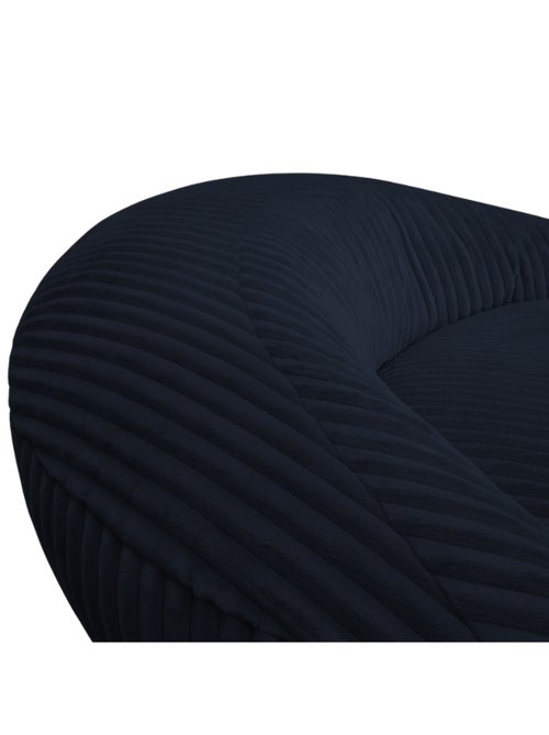 Pouf XXL déhoussable en velours côtelé BANANAIR 110 x 100 cm - Kiabi