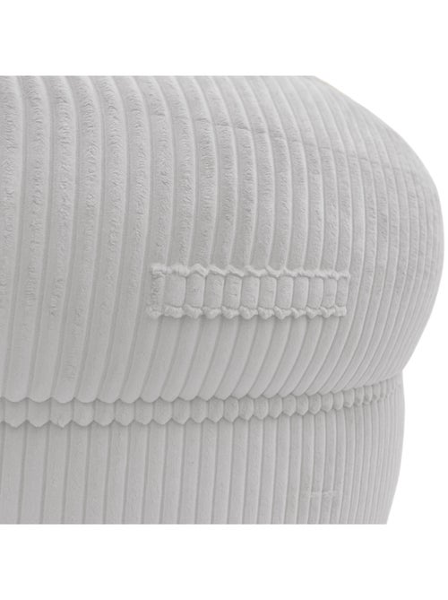 Pouf XXL déhoussable en velours côtelé BANANAIR 110 x 100 cm - Kiabi