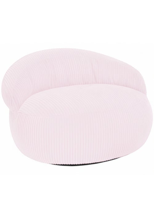 Pouf XXL déhoussable en velours côtelé BANANAIR 110 x 100 cm - Kiabi Pouf XXL déhoussable en velours côtelé BANANAIR 110 x 100 cm - Kiabi