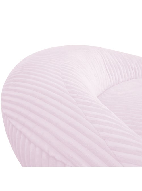 Pouf XXL déhoussable en velours côtelé BANANAIR 110 x 100 cm - Kiabi Pouf XXL déhoussable en velours côtelé BANANAIR 110 x 100 cm - Kiabi