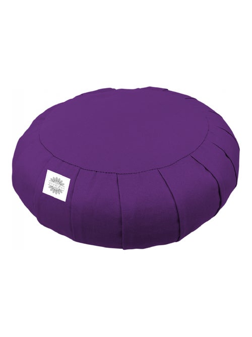 Pouf, zafu, coussin de méditation, yoga - Rond - 38 x 38 x 13 cm - Vivezen - Kiabi