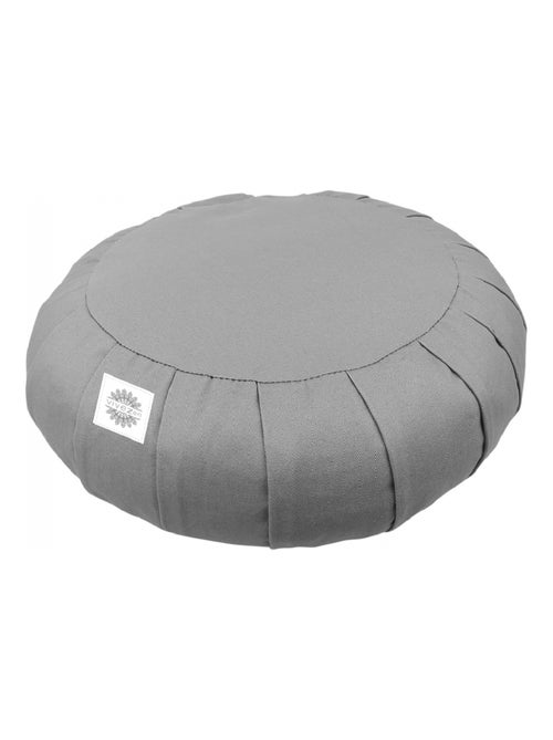 Pouf, zafu, coussin de méditation, yoga - Rond - 38 x 38 x 13 cm- Vivezen - Kiabi