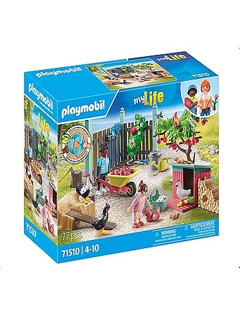 Poulailler et jardin