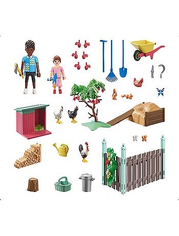 Poulailler et jardin