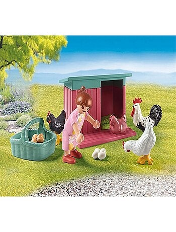 Poulailler et jardin