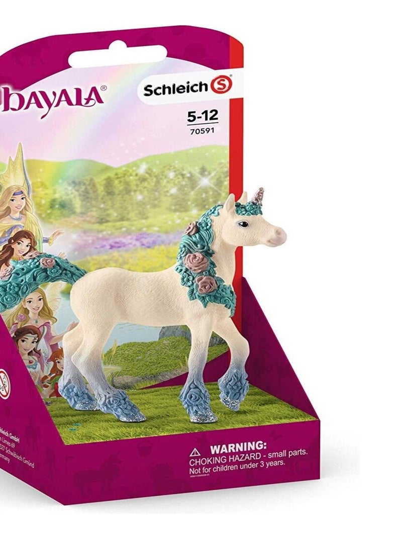 Poulain de licorne aux fleurs N/A - Kiabi