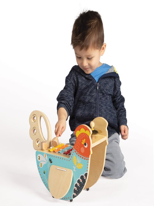 Poule musicale en bois - Kiabi