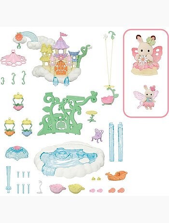 Poupée - Château des fées avec bébé Lapin Chocolat - SYLVANIAN FAMILIES