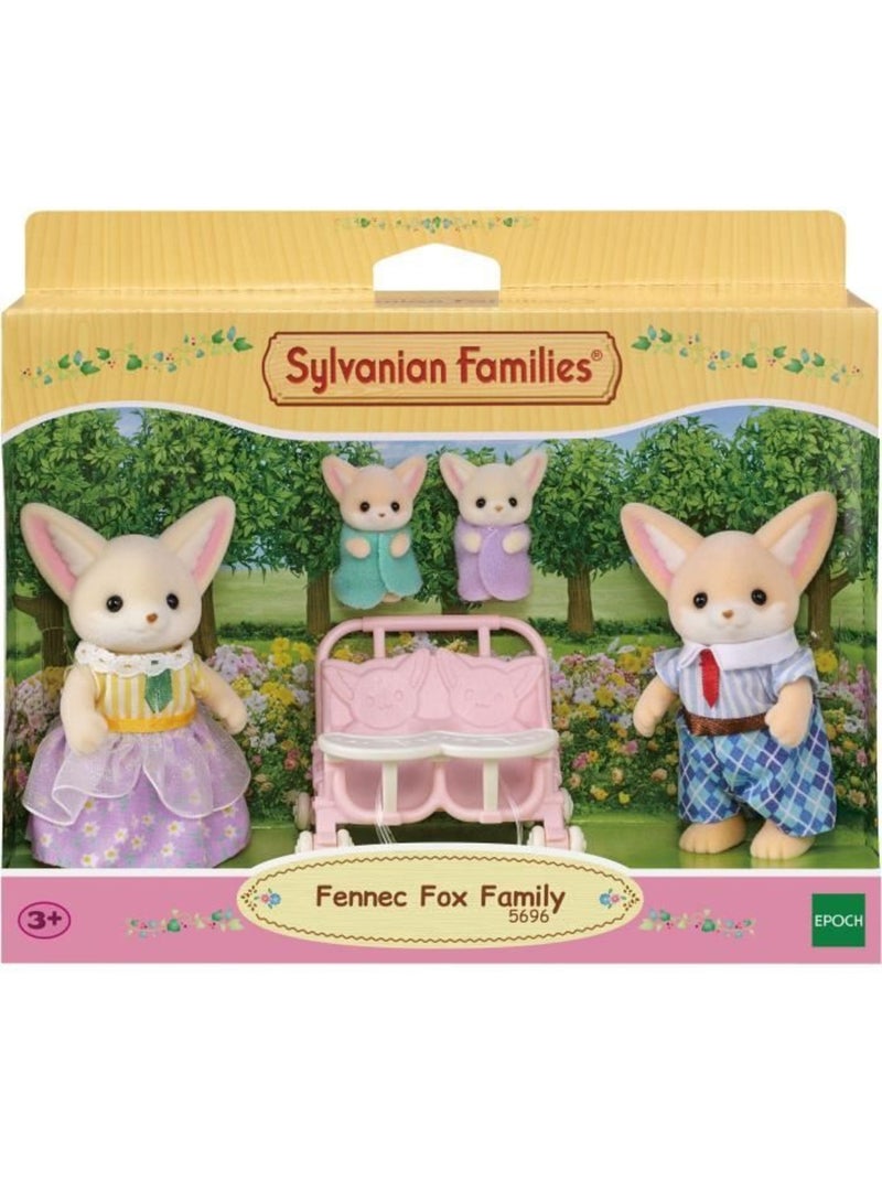 Poupée - sylvanian families - famille fennec - multicolore - articulée et habillée avec soin Blanc - Kiabi