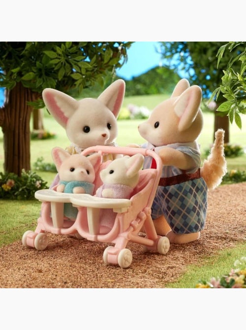 Poupée - sylvanian families - famille fennec - multicolore - articulée et habillée avec soin - Kiabi