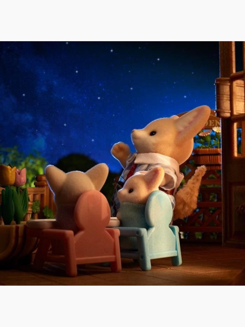Poupée - sylvanian families - famille fennec - multicolore - articulée et habillée avec soin Blanc - Kiabi