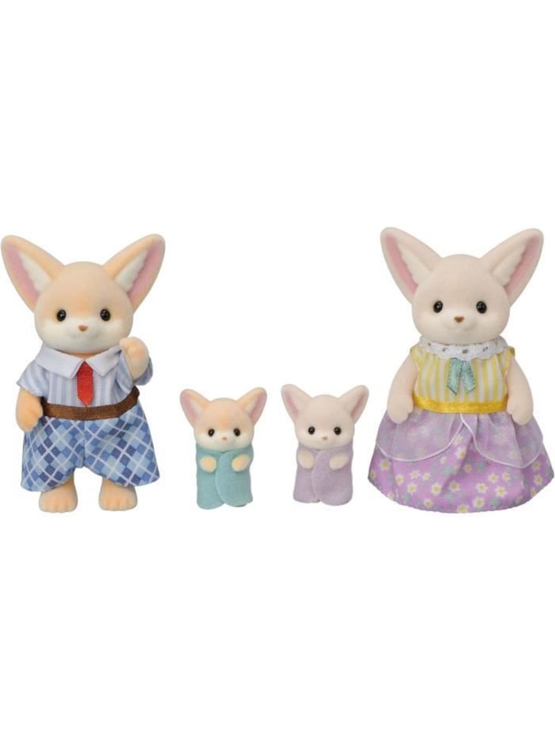 Poupée - sylvanian families - famille fennec - multicolore - articulée et habillée avec soin Blanc - Kiabi