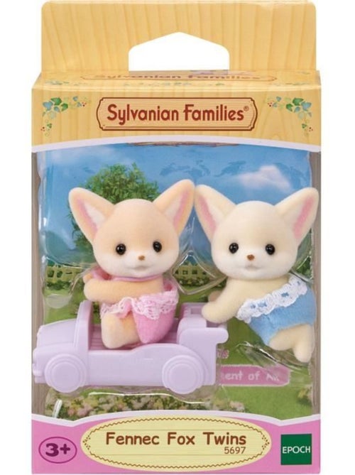 Poupée - sylvanian families - les jumeaux fennec - modèle 5697 - multicolore - articulés - Kiabi