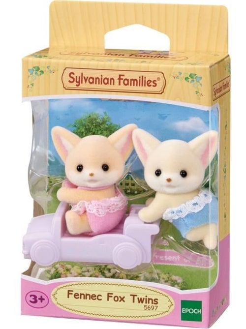 Poupée - sylvanian families - les jumeaux fennec - modèle 5697 - multicolore - articulés - Kiabi