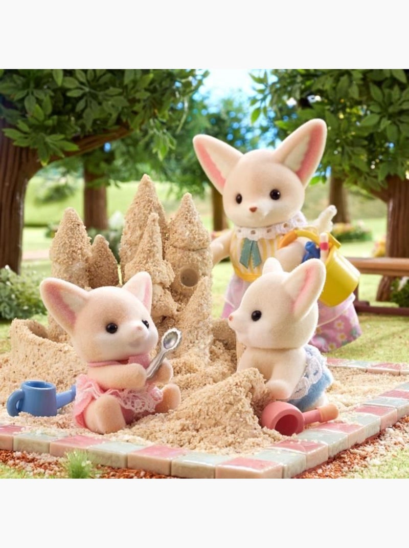 Poupée - SYLVANIAN FAMILIES - Les jumeaux Fennec - Modèle 5697 - Multicolore - Articulés Blanc - Kiabi