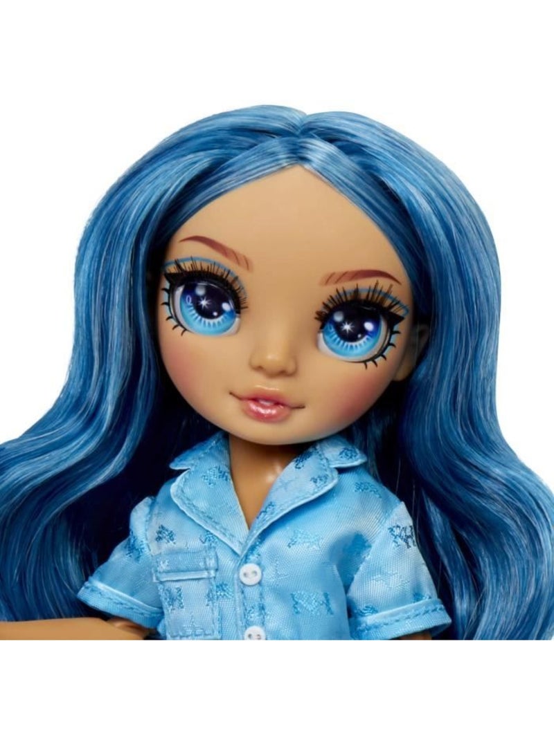 Poupée 22cm Skyler (bleu) Rainbow Junior High Pyjama Party - Rainbow High Multicolore - Kiabi