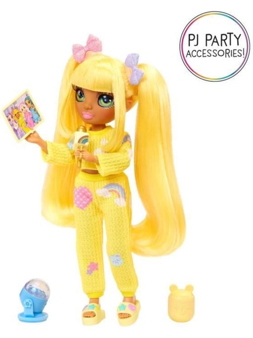 Poupée 22cm Sunny (jaune) Rainbow Junior High Pyjama Party - Rainbow High - Kiabi